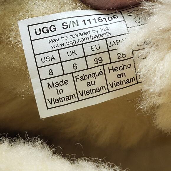 UGG Women's Classic Ultra Mini Chestnut size womens bootie size 8 - Picture 7 of 7